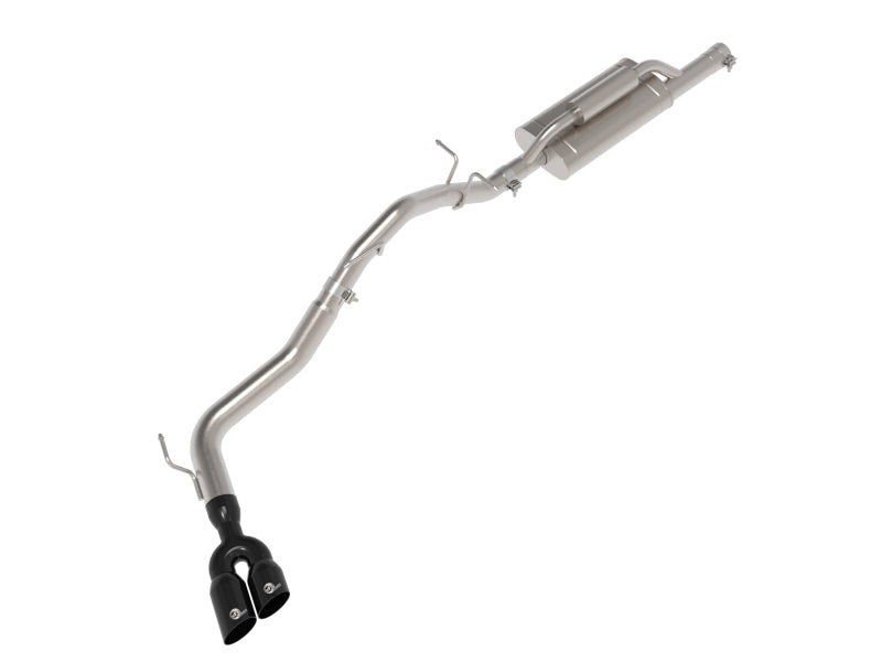 aFe 2024+ Ford Ranger Vulcan Series 2.5 inch to 3 inch Cat-Back Exhaust with Black Tips