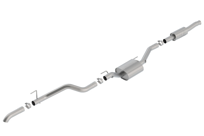 Borla ATAK Cat-Back Exhaust System for 2020-2026 Jeep Gladiator 3.6L V6 with 2.75-inch High Clearance Climber Design