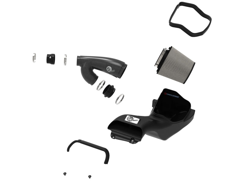 aFe 17-20 Ford F-150 and Raptor Track Series Carbon Fiber Cold Air Intake System with Pro DRY S Filter