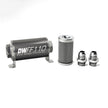 DeatschWerks Stainless Steel 10AN Inline Fuel Filter Housing Kit (110mm, 100 Micron)