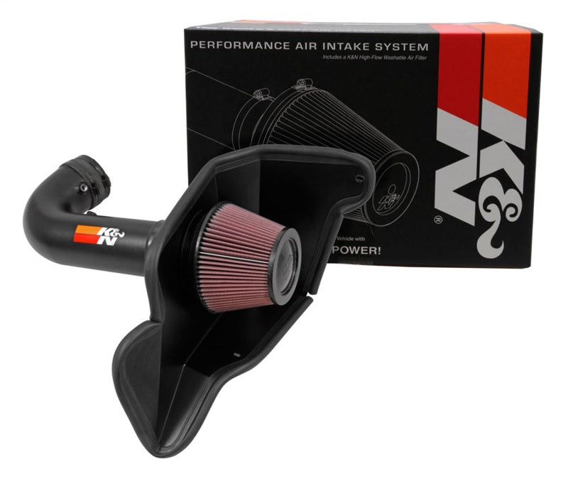 K&N Engineering 69-3538TTK Cold Air Intake System for 2016-2019 Ford Mustang Shelby 5.2L V8