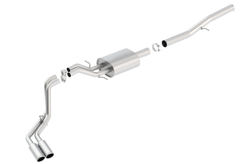 Borla S-Type Dual Rolled Side Exit Cat-Back Exhaust for Chevrolet Silverado 1500 & GMC Sierra 1500 (2014-2018) – Part #140576
