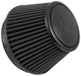 K&N Engineering RU-3106HBK Universal Rubber Round Tapered Air Filter – 6 Inch Flange, 7.5 Inch Base OD, 5.25 Inch Top OD, 6.75 Inch Height