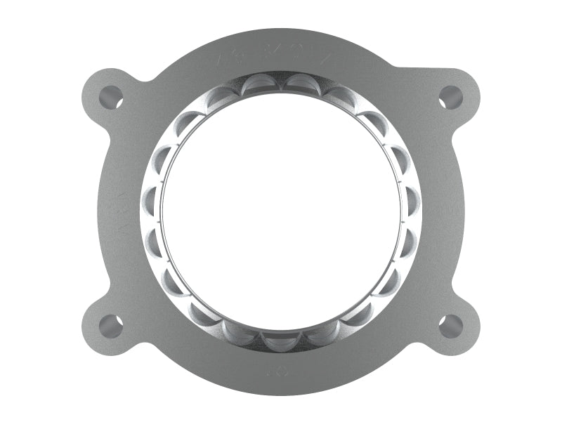 aFe Silver Bullet Aluminum Throttle Body Spacer for Chevrolet Corvette C8 (2020-2026) - Part Number 46-34017