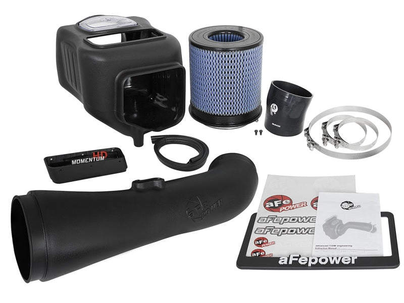 aFe Momentum HD Pro 10R Cold Air Intake System for 2017 GM Diesel Trucks V8-6.6L L5P