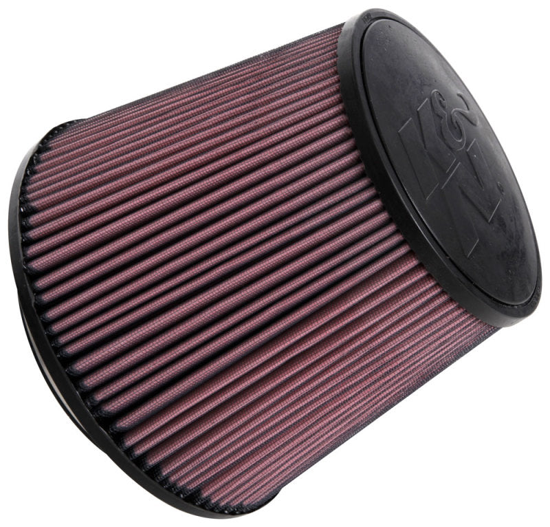 K&N Engineering Universal Clamp-On Air Filter 6 Inch Flanged / 9 Inch Base / 6-5/8 Inch Top / 7-1/2 Inch Height