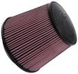 K&N Engineering Universal Clamp-On Air Filter 6 Inch Flanged / 9 Inch Base / 6-5/8 Inch Top / 7-1/2 Inch Height