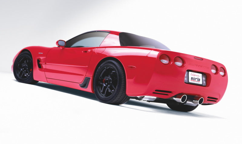 Borla 97-04 Chevrolet Corvette 5.7L V8 Straight Pipe Cat-Back Exhaust System with Dual 4-inch Tips
