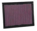 K&N Engineering 33-3086 High-Flow Reusable Air Filter for Ford Ranger 2.2L/3.2L Diesel (2019-2022)
