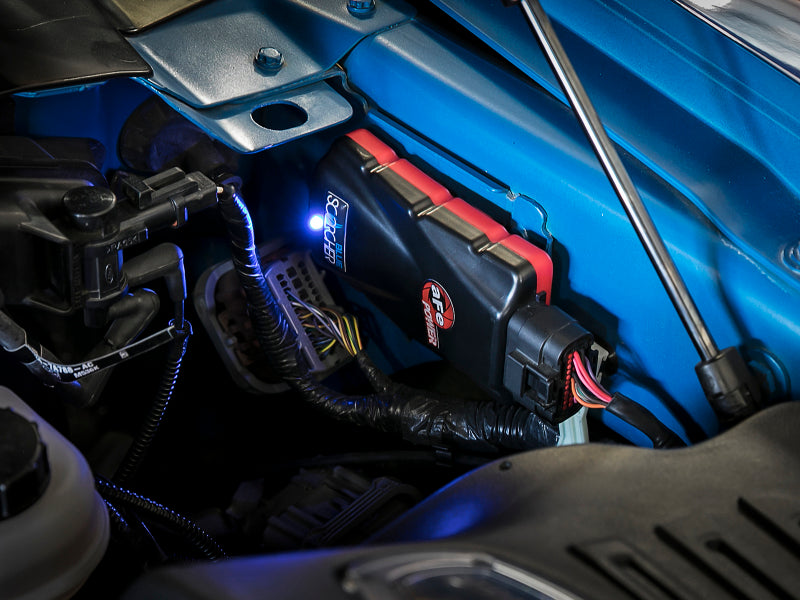 aFe Power Scorcher Blue Power Module Part #77-83017 for Ford F-150 2015-2017 and Ford Edge 2019 with Bluetooth Control