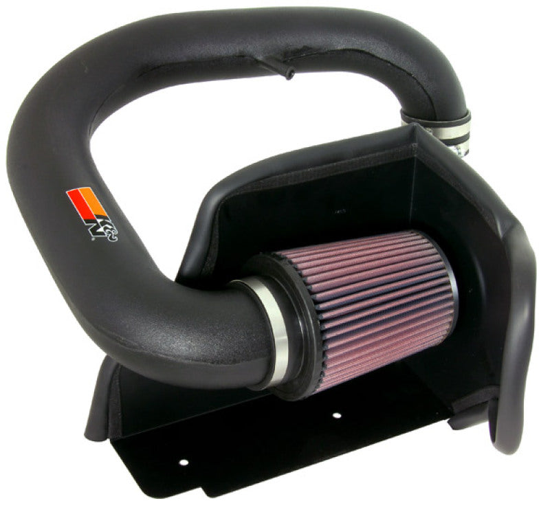 K&N Engineering 57-1521 Performance Cold Air Intake Kit for Jeep Wrangler 1992-1995 with High-Flow Filter and Heat Shield
