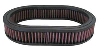 K&N Engineering E-3505 Custom Oval Air Filter – 11.5 in Outer/Side Length, 8.125 in Width, 2 in Height for Enhanced Performance and Durability