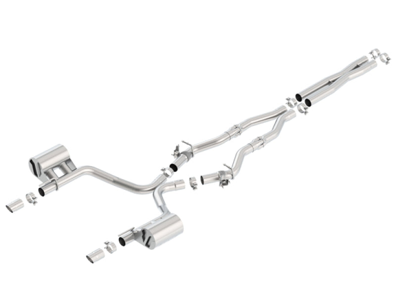 Borla ATAK Cat-Back Exhaust for 2017-2023 Dodge Charger R/T 5.7L V8 with MDS Valves