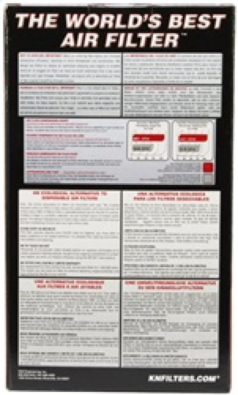 K&N Engineering Universal Chrome Air Filter - 4 Inch Flanged, 5 3/8 Inch Bottom, 4 1/2 Inch Top, 8 Inch Height