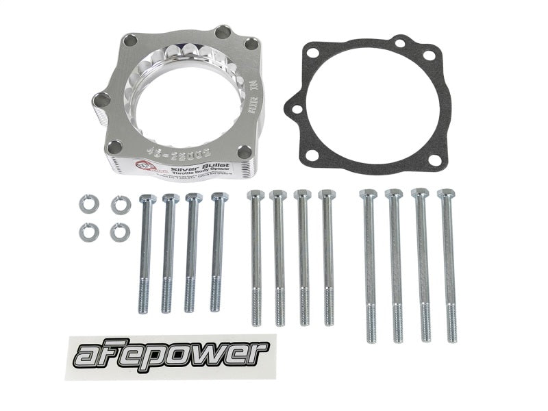 aFe Silver Bullet Throttle Body Spacer Kit for Dodge Ram 03-08 V8 5.7L – Improved Performance and Throttle Response