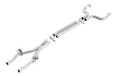 Borla X-Pipe with Mid-Pipes for 2016-2024 Chevrolet Camaro SS and LT1 6.2L V8, Part Number 60610