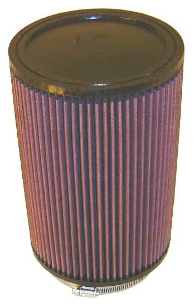 K&N Engineering Universal Rubber Air Filter with 5-inch Flange ID, 6.5-inch Outer Diameter, and 10-inch Height