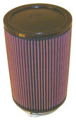 K&N Engineering Universal Rubber Air Filter with 5-inch Flange ID, 6.5-inch Outer Diameter, and 10-inch Height