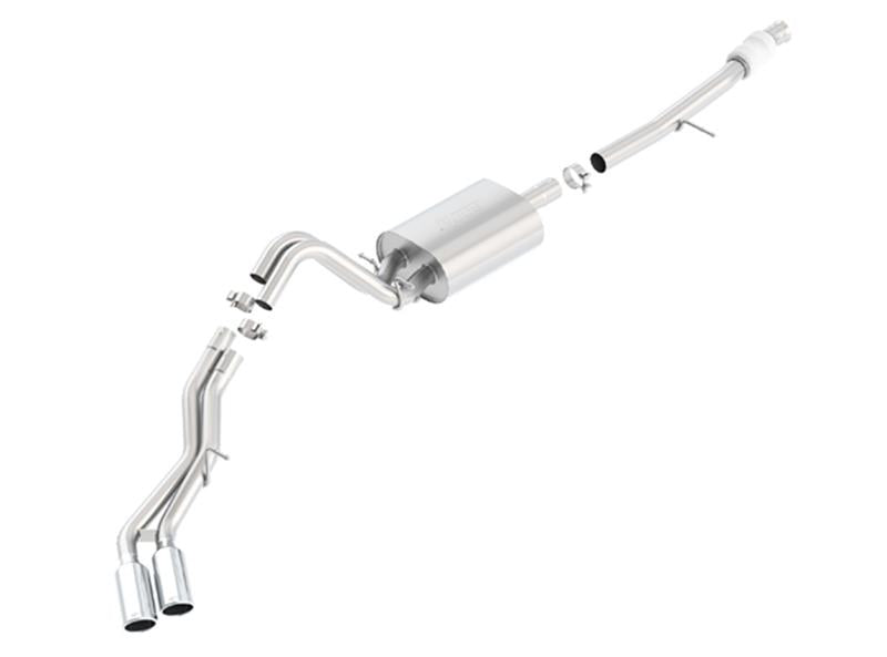 Borla Touring Cat-Back Exhaust System for 2015-2020 Chevrolet Suburban 5.3L V8 - Dual 2.25 Inch Tips
