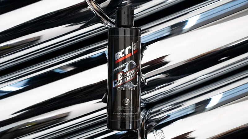 Borla Exhaust Cleaner & Polish - 8 oz Stainless Steel and Chrome Surface Restorer