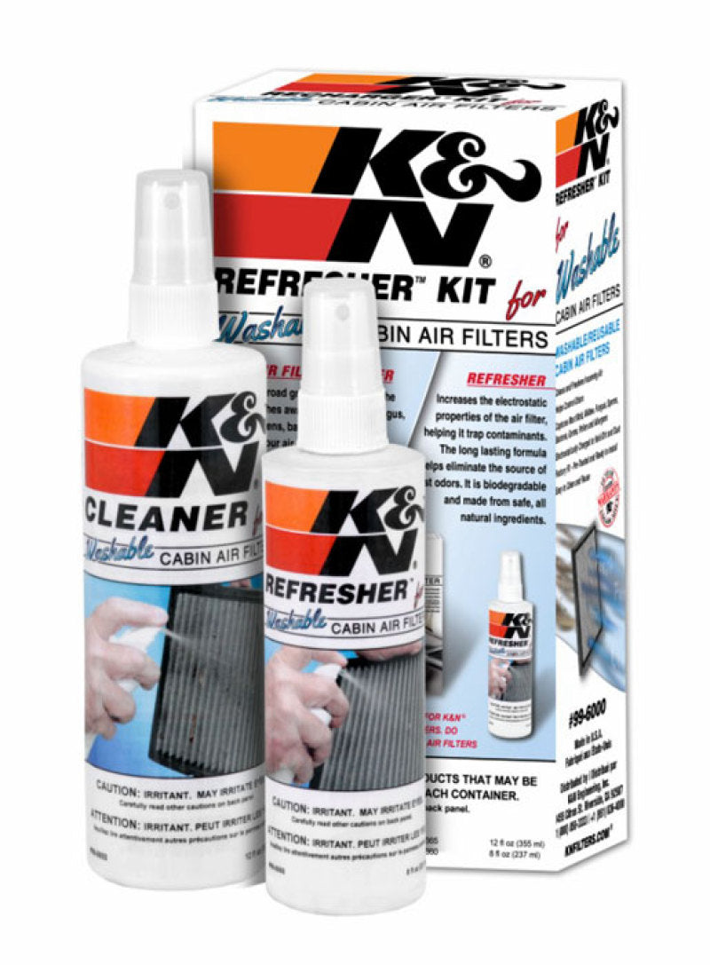 K&N Engineering Cabin Filter Cleaning Kit Part 99-6000 for Washable Air Filters