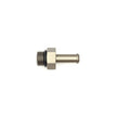 DeatschWerks 6AN ORB Male to 5/16 Inch Barb Fitting with O-Ring - Titanium