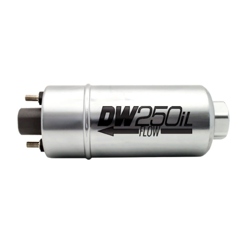 DeatschWerks 250LPH In-Line External Fuel Pump - High-Flow Fuel Delivery for Automotive Performance