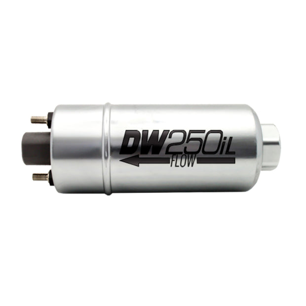 DeatschWerks 250LPH In-Line External Fuel Pump - High-Flow Fuel Delivery for Automotive Performance