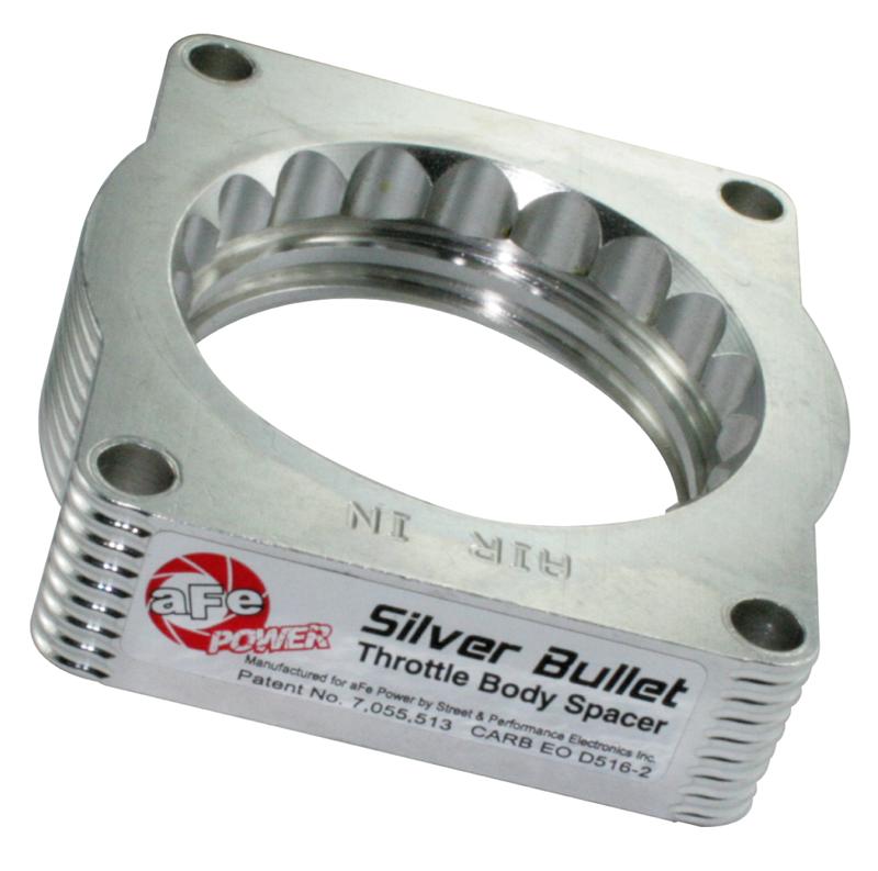 aFe Silver Bullet Throttle Body Spacer Kit for Jeep Wrangler (JK) 2012-2017 V6-3.6L