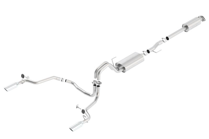 Borla Touring Cat-Back Exhaust System for 2015-2020 Ford F-150 with 2.7L/3.5L V6 and 5.0L V8 Engines