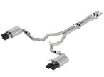 Borla ATAK Cat-Back Exhaust System for 2018-2023 Ford Mustang GT with Black Chrome Tips