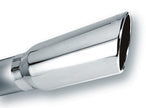 Borla 20249 4-inch Inlet 5-inch Round Rolled Angle-Cut Exhaust Tip with Clamp