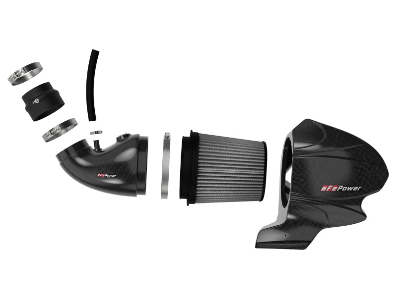aFe Momentum Carbon Fiber Cold Air Intake System with Pro Dry S Filter for Jeep Grand Cherokee WK2 (2012-2019) and Dodge Durango V8-6.4L