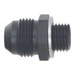 DeatschWerks 8AN Male Flare to M14 x 1.5 Male Metric Adapter with Washer - Anodized Matte Black