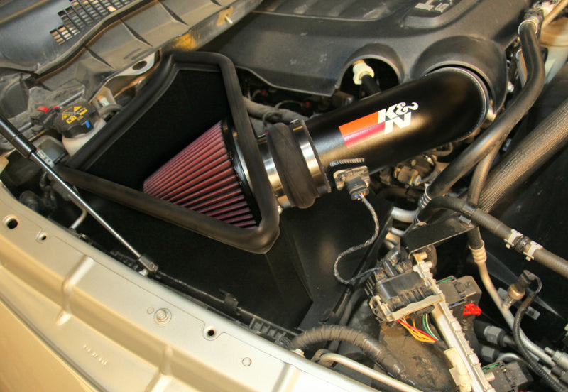 K&N Engineering 77-1568KTK Cold Air Intake System for Ram 2500/3500 6.4L V8 - Improved Horsepower and Torque