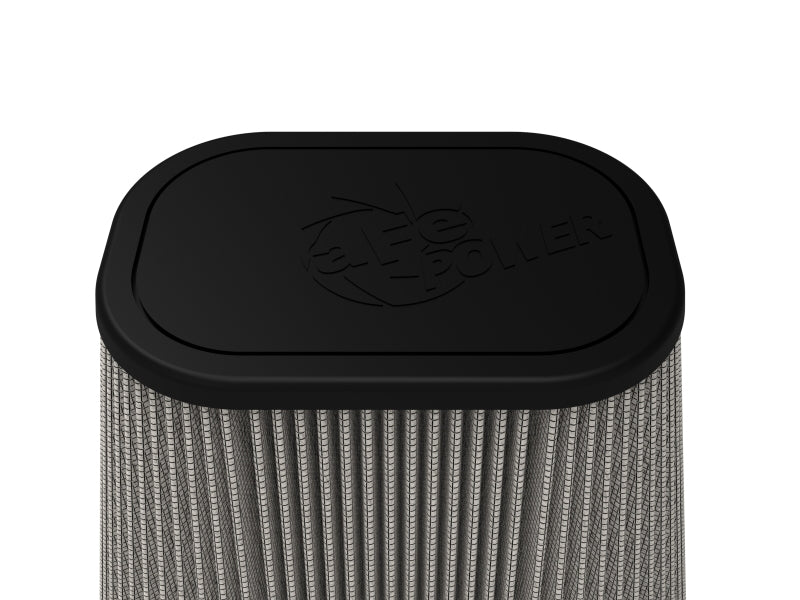 aFe Magnum FLOW Universal Pro DRY S Air Filter (7.5 x 5.5 in F, 9.25 x 7.25 in B, 6 x 4 in T, 9 in H) - High-Performance Replacement for Street and Light Off-Road Vehicles