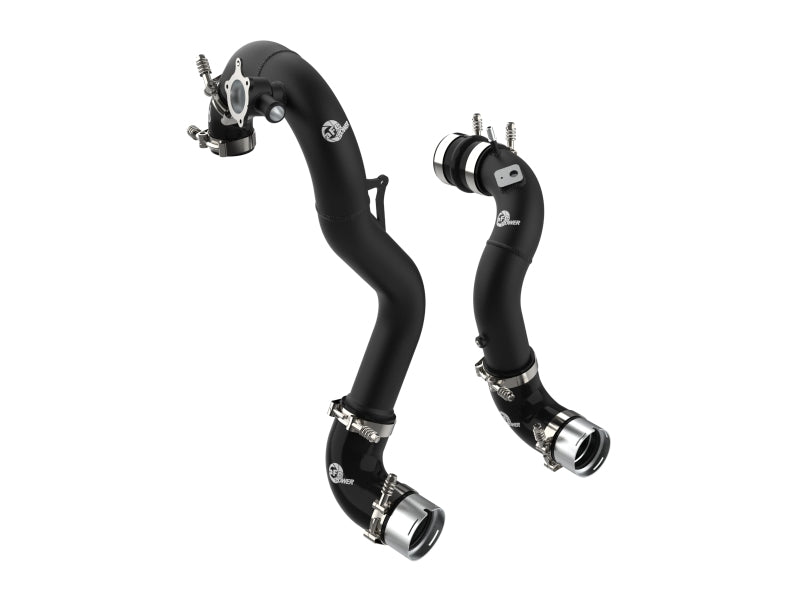 aFe BladeRunner Aluminum Hot and Cold Charge Pipe Kit for Ford Bronco 2021-2022, Black