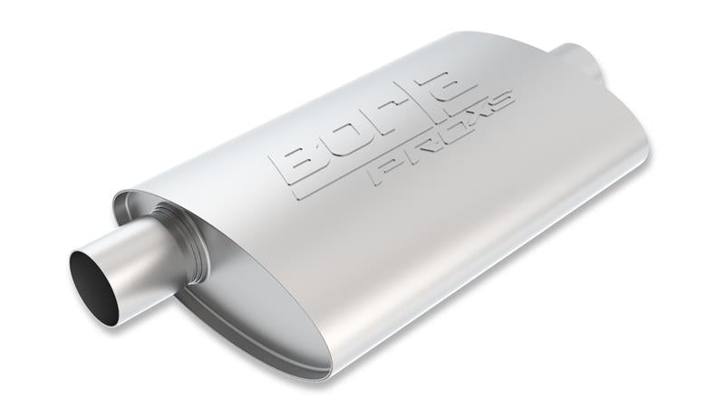 Borla ProXS Muffler 2.25-Inch Inlet/Outlet Oval Center/Offset, 14 x 4 x 9.5 Inches