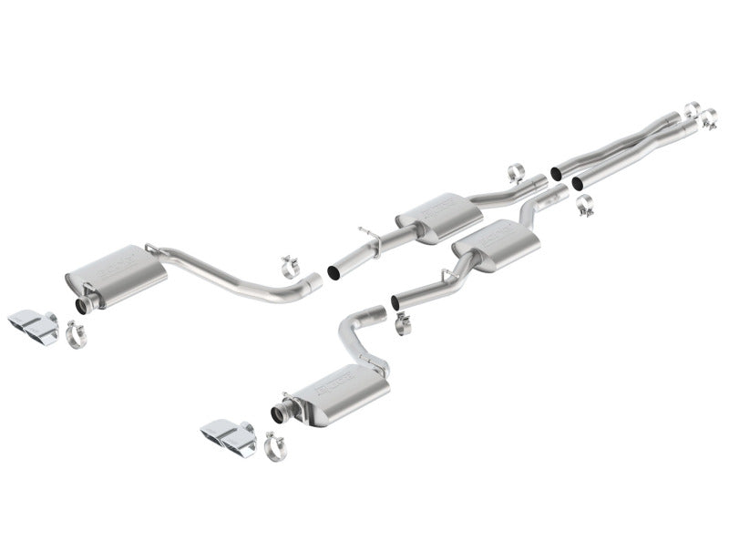 Borla S-Type Cat-Back Exhaust System for 2015-2018 Dodge Challenger R/T 5.7L V8