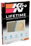 K&N HVAC Filter 16 x 20 x 1 - Washable and Reusable Air Filter with MERV 11 Rating
