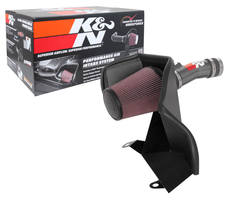 K&N Engineering 77-3111KC Cold Air Intake System for Chevy Blazer and GMC Acadia (2019-2020) with High-Flow Oiled Cotton Filter