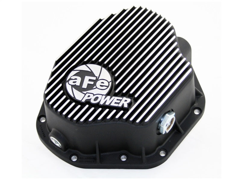 aFe Power Rear Differential Cover for Dodge and Ford Diesel Trucks with Machined Fins – Part #46-70032