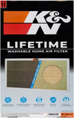 K&N HVAC Filter 18 x 30 x 1 - Reusable Washable Pleated Synthetic Air Filter for Home HVAC Systems