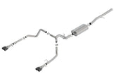 Borla 19 Chevrolet Silverado & GMC Sierra 1500 6.2L SS Touring Cat-Back Exhaust with Black Chrome Tips
