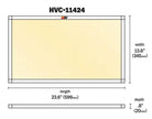 K&N Engineering HVAC Filter Part HVC-11424 – Washable & Reusable, MERV 11 Pleated Synthetic Media, 14 x 24 x 1 Inches