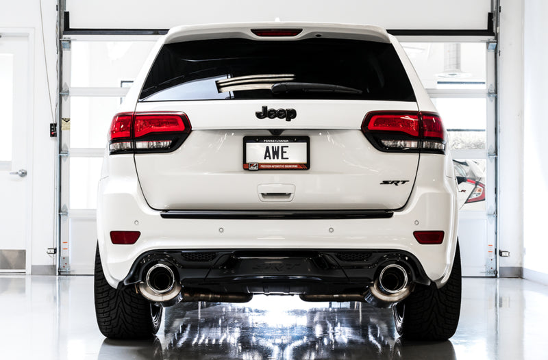 AWE Tuning 2020 Jeep Grand Cherokee SRT Track Edition Exhaust with Diamond Black Tips