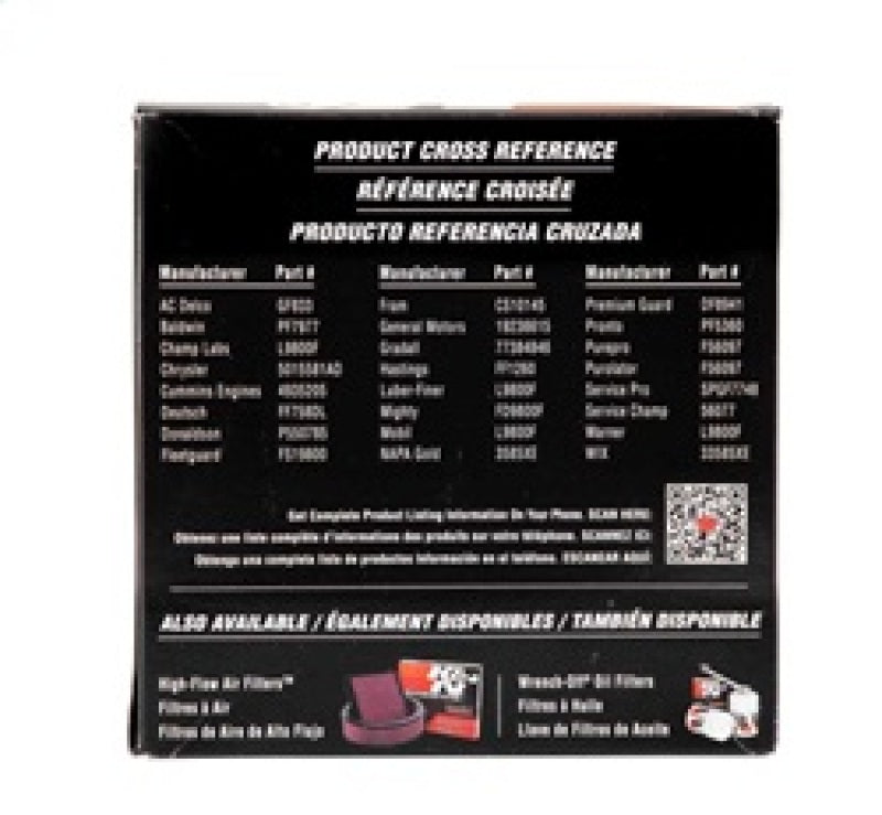 K&N Engineering PF-4200 Performance Cartridge Fuel Filter for Dodge Ram 2500 and 3500 (2006-2007) 5.9L Diesel