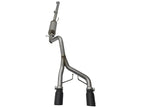 aFe Rebel Series Dual Wide Center Exit Cat-Back Exhaust System for 2007-2017 Jeep Wrangler (V6-3.6L/3.8L)