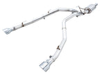 AWE Tuning 09-18 Ram 1500 5.7L Dual Rear Exit Cat-Back Exhaust with Chrome Silver Tips - Part 3015-32002