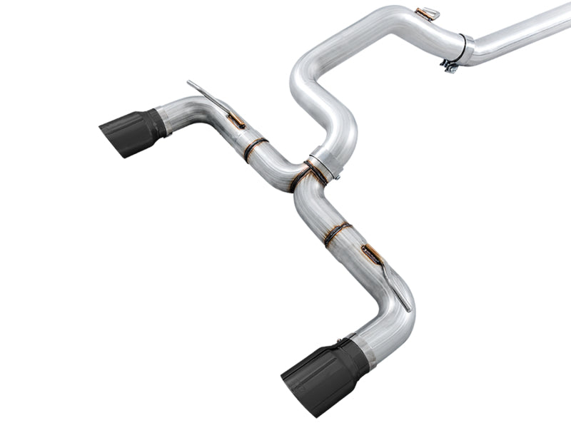 AWE Tuning Ford Focus RS Track Edition Cat-Back Exhaust with Diamond Black Tips